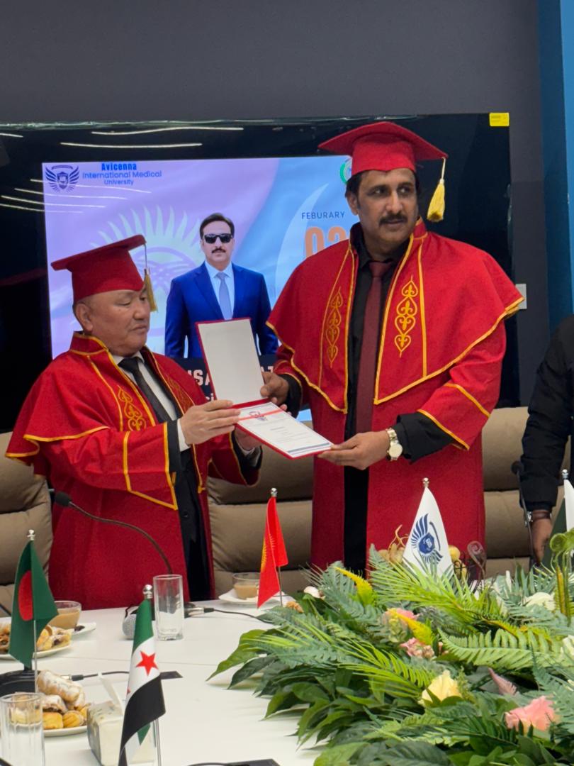 В ММУ « Авиценна» посетил представитель Пакистана из Франции специальный гость Mr. FAISAL CHATTHA